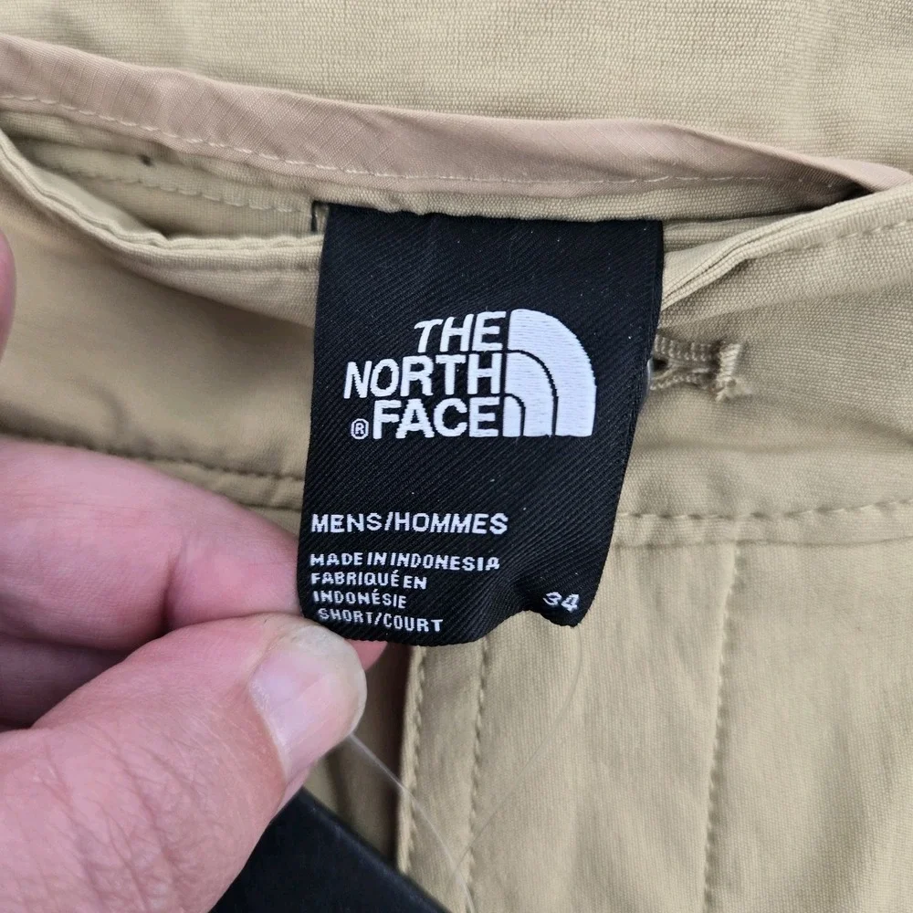 The North Face Pants Mens 34 Short Sprag 5 Pocket Khaki Stone UV Water Repellent